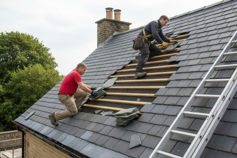 Slate Shingles Repair detail